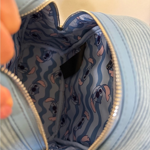 Loungefly Disney Lilo & Stitch Figural Stitch Corduroy Mini Backpack - Picture 9 of 10